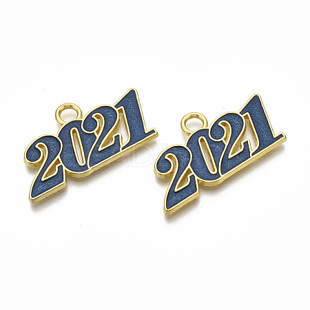 Alloy Enamel Pendants LS-PALLOY-T078-03B-1