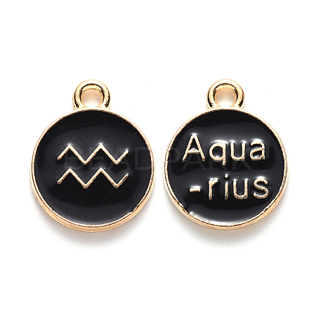 Alloy Enamel Pendants LS-ENAM-S124-01A-08J-1