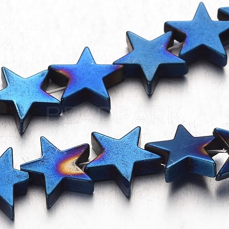 Electroplate Non-magnetic Synthetic Hematite Bead Strands G-F300-24D-05-1