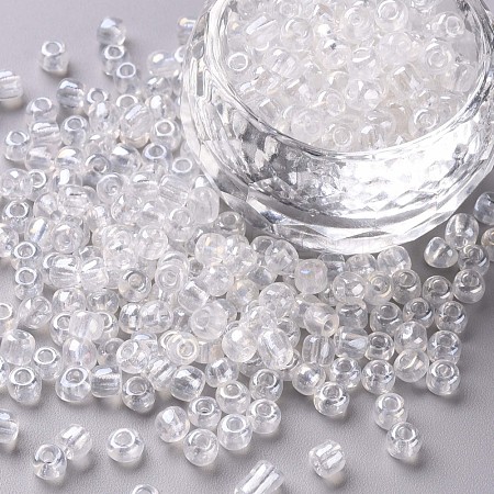 6/0 Glass Seed Beads SEED-US0003-4mm-101-1