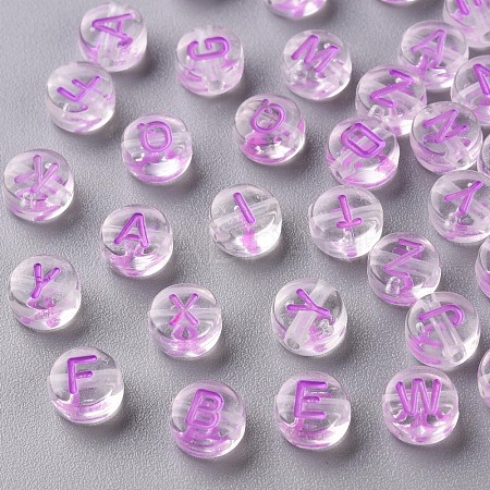 Transparent Clear Acrylic Beads MACR-N008-44E-1