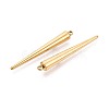 304 Stainless Steel Pendants STAS-T075-22C-G-2