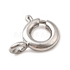 Brass Spring Ring Clasps KK-D407-20P-A-2