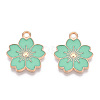Alloy Enamel Pendants ENAM-S121-115F-3
