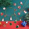 50Pcs 25 Style Christmas Alloy Enamel Pendants ENAM-SZ0003-09-5