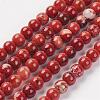 Natural Brecciated Jasper Bead Strand G-G680-42-1