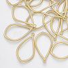 Smooth Surface Alloy Open Back Bezel Pendants X-PALLOY-S117-127-2