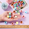 120Pcs 6 Colors Theaceae Wood Bead WOOD-CD0001-07-7
