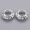 Tibetan Style Alloy European Beads TIBEB-EAA386Y-S-FF-1