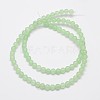 Natural & Dyed Malaysia Jade Bead Strands X-G-A146-4mm-A26-2