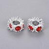 Alloy Rhinestone European Beads MPDL-6.5X13.5-M-2