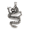 304 Stainless Steel Big Pendants STAS-D110-08AS-1