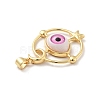 Opaque Resin Pendants KK-G419-09G-04-4