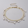 Layered Necklaces Sets NJEW-JN02633-4