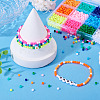 72G 12 Colors Opaque Acrylic Beads SACR-TA0001-54-7