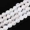 Dyed Natural White Jade Beads Strands G-T139-6mm-60-26-4