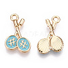 Eco-Friendly Zinc Alloy Pendants FIND-N048-032B-NR-1