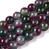 Dyed Natural White Jade Beads Strands G-T138-10mm-210-7-4
