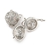 Filigree Round Brass Cage Pendants LS-KK-D389-01P-A-2