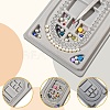 Plastic Flocked Bead Design Boards ODIS-YW0001-05-4