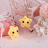 Polyester Keychains KEYC-WH0034-58-4
