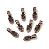 Tibetan Style Pendant Bails X-RAB3357Y-1