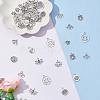 Tibetan Style Alloy Pendants & Links Connectors & Beads TIBEP-SC0001-53AS-4