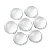 Transparent Half Round Glass Cabochons GGLA-R027-30mm-4