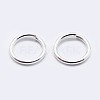 925 Sterling Silver Open Jump Rings STER-F036-02S-0.7x6mm-2