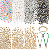 1700Pcs 7 Style Luminous Acrylic Beads DIY-PH0003-77-1