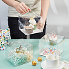 Foldable Transparent Plastic Single Cake Gift Packing Box CON-WH0088-28C-3
