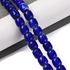Handmade Lampwork Chevron Beads Strands LAMP-K041-01B-21-2