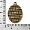 Vintage Tibetan Style Alloy Pendant Cabochon Bezel Settings X-TIBEP-M018-105AB-NF-3