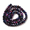 Natural Rainbow Tiger Eye Beads Strands G-NH0002-D02-02-3
