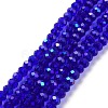 Electroplate Glass Beads Strands EGLA-A034-T3mm-L16-1