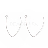 Tarnish Resistant 316 Stainless Steel Earrings Finding STAS-B025-02P-1