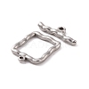 304 Stainless Steel Toggle Clasps STAS-A067-03P-2