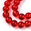 Transparent Glass Beads Strands X-GLAA-T032-T8mm-09-2