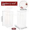 Foldable Transparent PVC Boxes CON-WH0068-28-2