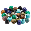   28Pcs 7 Styles Mixed Gemstone European Beads G-PH0002-37-1