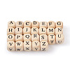 Kissitty ddPrinted Natural Wood Beads WOOD-KS0001-12-2