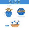 10Pcs Apple Gemstone Charm Pendant Crystal Quartz Healing Natural Stone Pendants Opal Buckle for Jewelry Necklace Earring Making Crafts JX526D-2