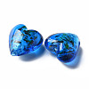 Handmade Lampwork Silver Foil Glass Beads FOIL-T005-01F-3