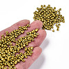 8/0 Baking Paint Glass Round Seed Beads SEED-S036-01B-06-4
