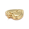 Rack Plating Real 18K Gold Plated Brass Pendants KK-E260-01G-K-3