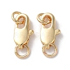 Rack Plating Brass Lobster Claw Clasps KK-F090-24LG-01-1