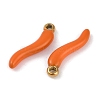 Ion Plating(IP) 304 Stainless Steel Enamel Pendants X-STAS-Z094-01B-2