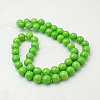 Natural Mashan Jade Round Beads Strands G-D263-12mm-XS17-2