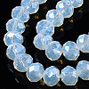 Electroplate Glass Beads Strands EGLA-A034-J6mm-A04-2