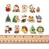 15Pcs 15 Styles Christmas Theme Alloy Enamel Pendants ENAM-FS0003-96-5